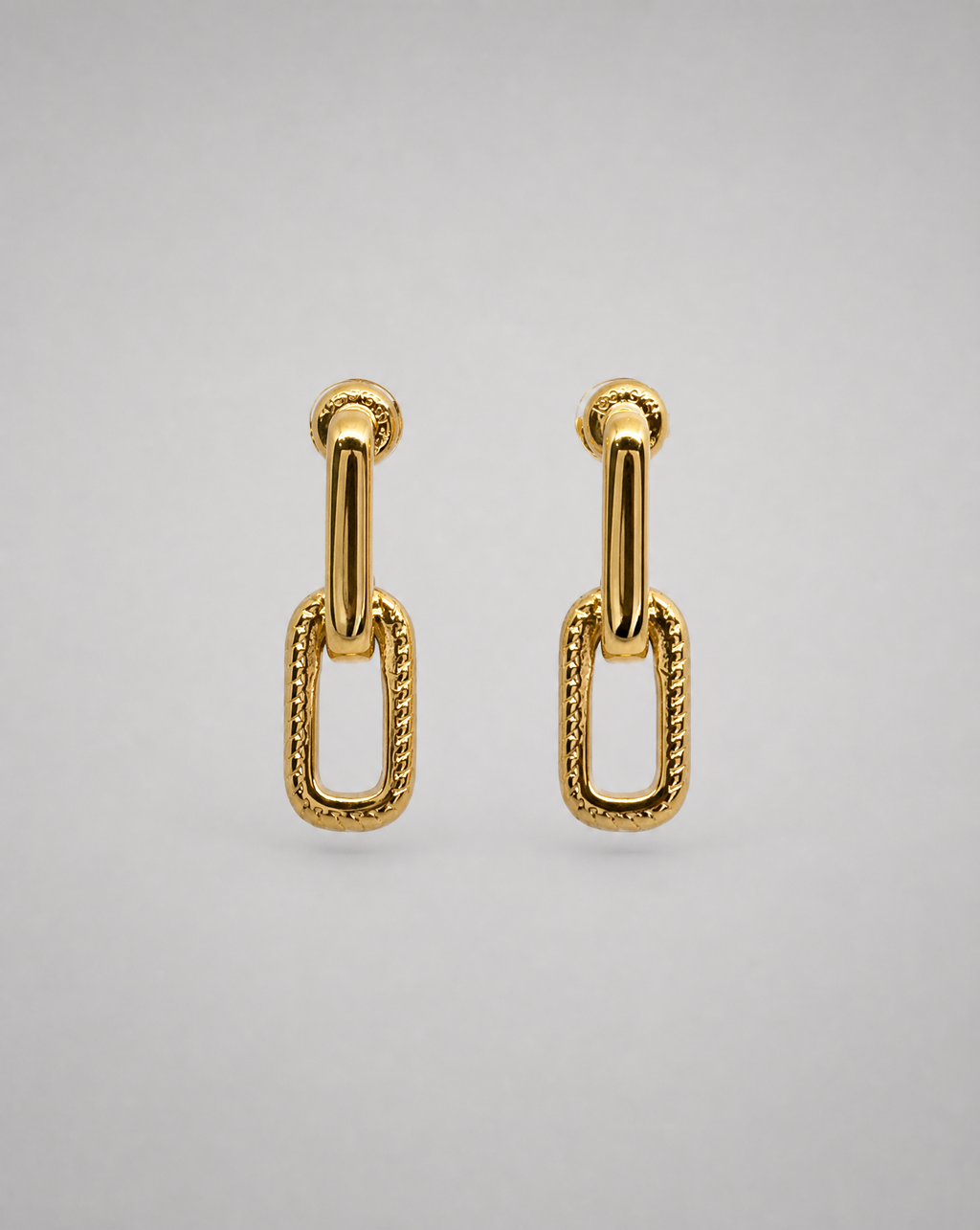 HULMA DOUBLE PAPERCLIP EARRING