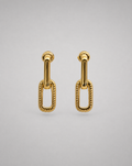 HULMA DOUBLE PAPERCLIP EARRING