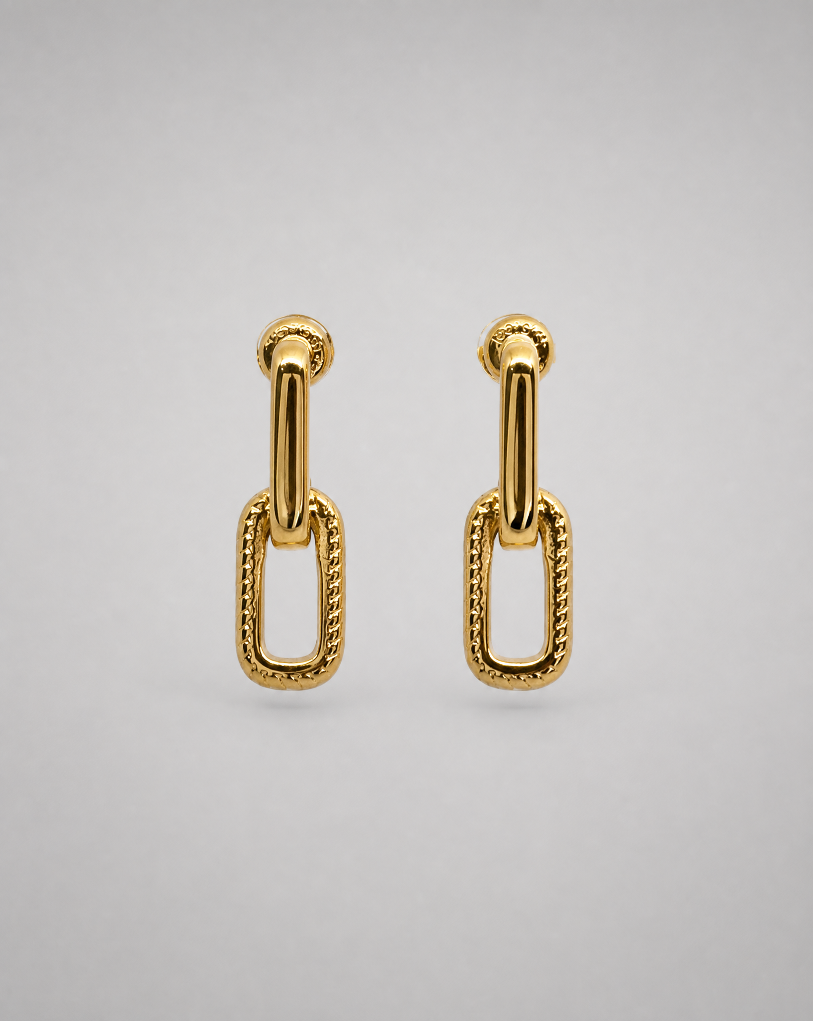 HULMA DOUBLE PAPERCLIP EARRING