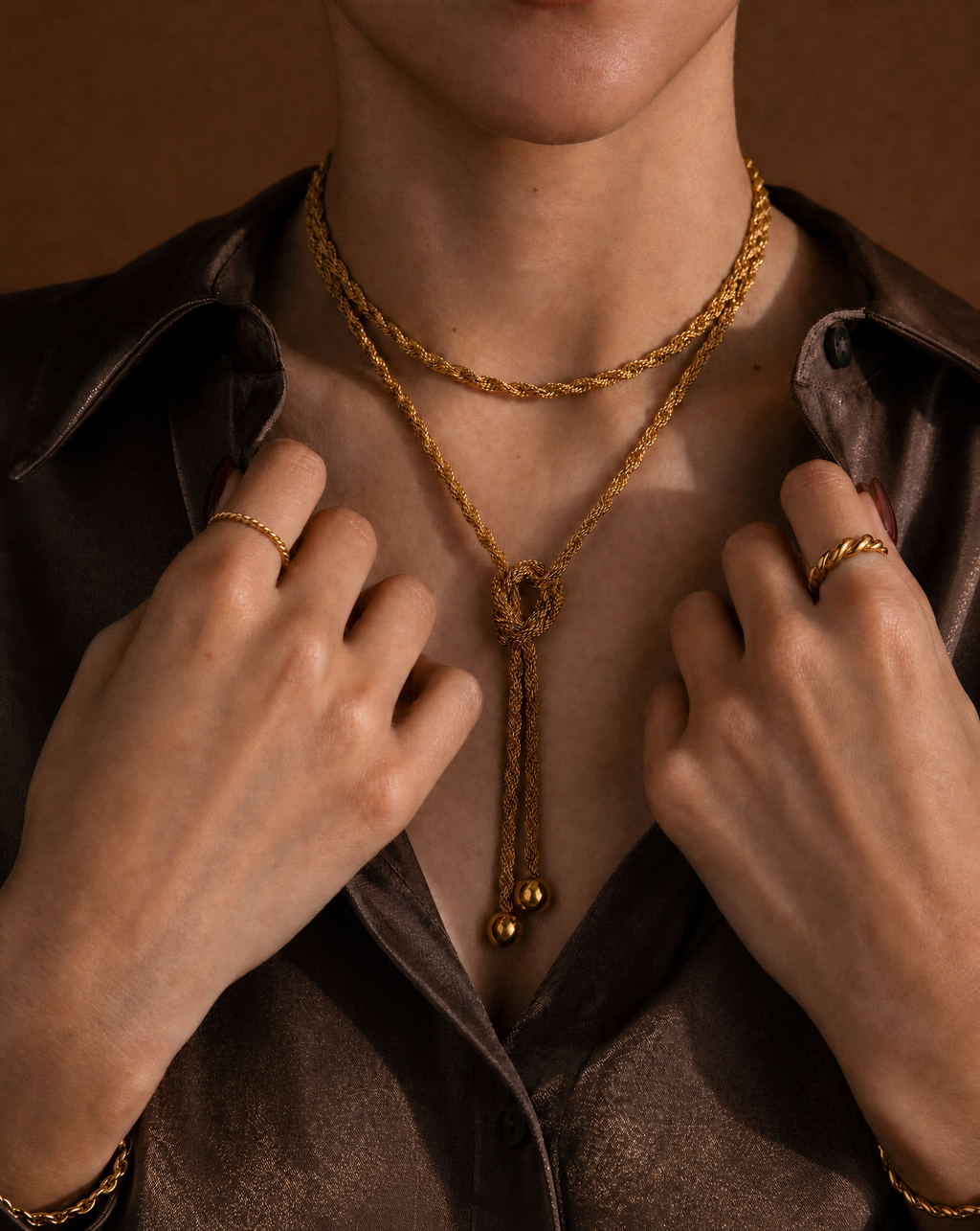 SINULID WRAP NECKLACE